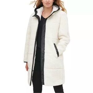 NWT Levi's Quilted Sherpa Coat